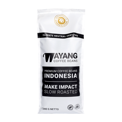 Wayang Coffee Beans Donker & Sterk - Koffiebonen 1 KG