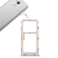 SIM-kaart lade + SIM-kaart lade/micro SD-kaart lade voor Huawei Honor 6A (zilver) - thumbnail