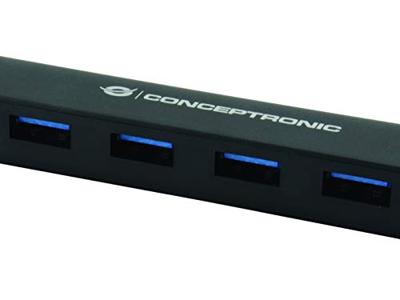 Conceptronic CTC4USB3 USB 3.1 (3.1 Gen 2) Type-C 5000Mbit/s hub & concentrator Conceptronic CTC4USB3 USB 3.1 (3.1 Gen 2) Type-C 5000Mbit/s hub & concentrator