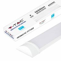 V-TAC VT-8-10-N Witte LED TL-beslag - Prismatisch - 120lm/w - Samsung - IP20 - 10W - 1200 Lumen - thumbnail