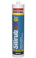 Soudal Silirub Color | Siliconenkit | Crème Wit Ral 9001 | 300 ml - 105870 - thumbnail
