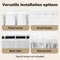 VidaXL Zwart-out gordijnen met ringen 2 pcs bleekgrijs 245 x 140 cm - thumbnail