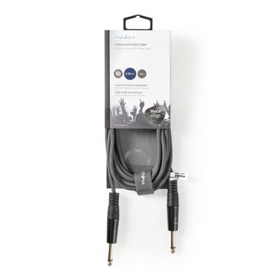 Nedis Mono-Audiokabel | 6,35 mm Male naar 6,35 mm Male | 3 m | 1 stuks - COTH23000GY30 COTH23000GY30