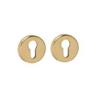 Intersteel cilinderrozetten verdekt ø53x9mm - PVD messingkleur - thumbnail