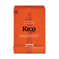 D&apos;Addario Woodwinds RCA0120-B50 Rico Bb klarinetriet, 2.0, 50-pack, Unfiled - thumbnail