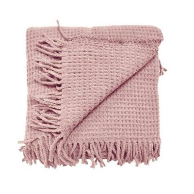 Selien 200 b 150 cm oudroze plaid Unique Living - Unique living