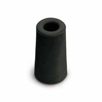 Deurbuffer zwart 75mm rubber - thumbnail
