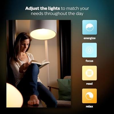 Philips Hue Verlichtingsset 8719514291515 Energielabel: F (A - G) HueWCA 9W A60 3set EUR PMO E27 11 W RGBW Energielabel: F (A - G)