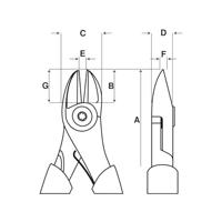 Bahco 2101G-160 Zijkniptang 160 mm - thumbnail