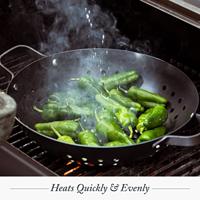 Merten & Storck Carbon Steel BBQ Wokpan 30cm - thumbnail