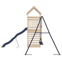 Speelhuis massief grenenhout - thumbnail