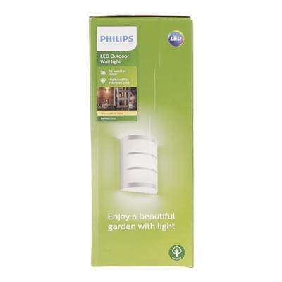 Philips LED Python 173234716 LED-buitenlamp (wand) LED LED vast ingebouwd 6 W RVS