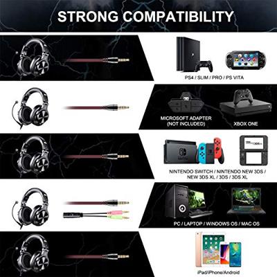 OneOdio A71M Over Ear headset Kabel Stereo Zwart High-Resolution Audio, Ruisonderdrukking (microfoon) Headset, Zwenkbare oorschelpen DJ OneOdio A71M Over Ear headset Kabel Stereo Zwart High-Resolution Audio, Ruisonderdrukking (microfoon) Headset, Zwenkbare oorschelpen DJ