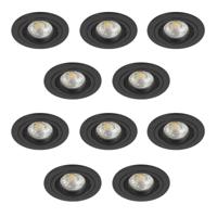 Set Lune inbouwspots 10 stuks - thumbnail