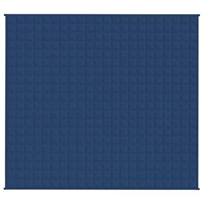 Verzwaringsdeken 200x220 cm 9 kg stof blauw Verzwaringsdeken 200x220 cm 9 kg stof blauw