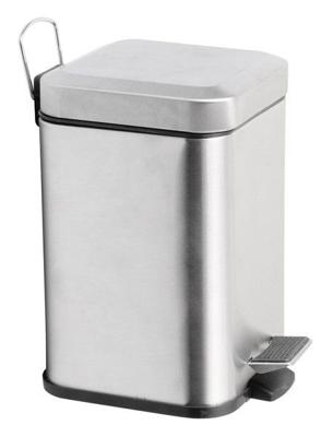 BWH design Square afvalemmer gepolijst RVS 8 liter BWH design Square afvalemmer gepolijst RVS 8 liter