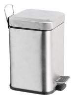 BWH design Square afvalemmer gepolijst RVS 8 liter - thumbnail