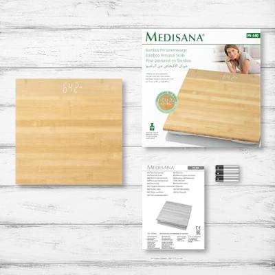 Medisana PS 440 Bamboe personenweegschaal (1 st) Medisana PS 440 Bamboe personenweegschaal (1 st)