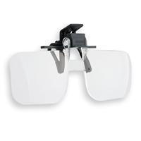 Carson loepbril 2x (+4.00 dioptrie) clip-on en flip-up - thumbnail