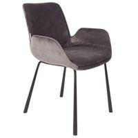 Zuiver Eetkamerstoel 'Brit' Velvet - thumbnail