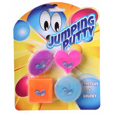 TOM slijm Jumping Putty junior siliconen 4 stuks paars