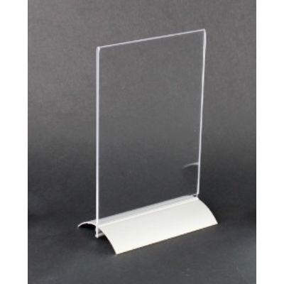 Presenter 1/3A4 - 10x21cm met alu-voet Presenter 1/3A4 - 10x21cm met alu-voet