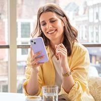 Accezz Liquid Silicone Backcover Google Pixel 8 Telefoonhoesje Paars - thumbnail