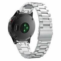 By Qubix - Stalen schakelband - Zilver - Compatible met Garmin Tactix 8-51mm - Compatible Garmin bandje - thumbnail