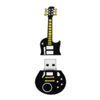 MicroDrive 32GB USB 2 0 Guitar U schijf - thumbnail