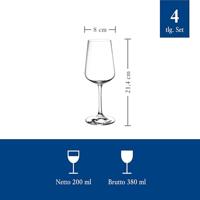 Villeroy & Boch Ovid Witte wijnglas 0,38 l, per 4 - thumbnail