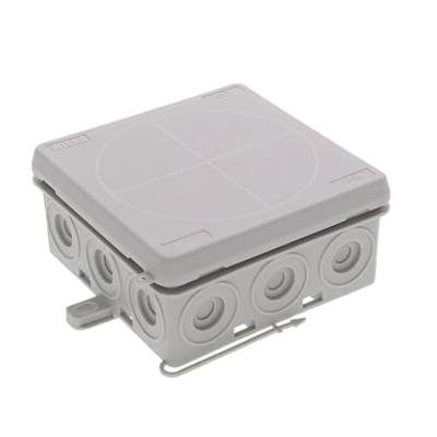 Wiska KA 012 LG Aftakkast (l x b x h) 86 x 86 x 41 mm Grijs-wit (RAL 7035) IP55 1 stuk(s) - thumbnail