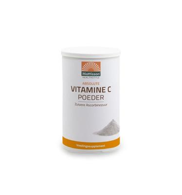 Mattisson Vitamine C poeder zuiver ascorbinezuur 350 Gram