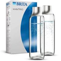 Brita sodaTRIO fles (2 stuks, glas) - thumbnail