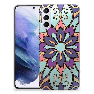Samsung Galaxy S21 Plus | TPU Case | Purple Flower