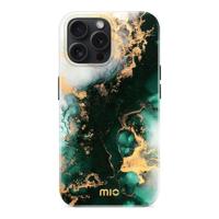 MIO Green Marble Magsafe Compatible for iPhone 15 Pro - thumbnail