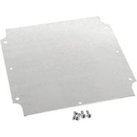 Hammond Electronics 1554WPL Montageplaat Staal Staal (l x b x h) 180 x 180 x 1 mm 1 stuk(s) - thumbnail