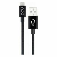 Kabel USB naar 2.0 naar USB C DCU 30402050 Zwart (1M) - thumbnail