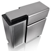 Thermaltake Level 20 Full Tower PC-behuizing Zwart, Zilver 3 voorgeïnstalleerde LED-ventilators, Zijvenster, Harde schijf installatie zonder gereedschap - thumbnail