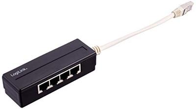 LogiLink MP0032 Zwart network splitter LogiLink MP0032 Zwart network splitter