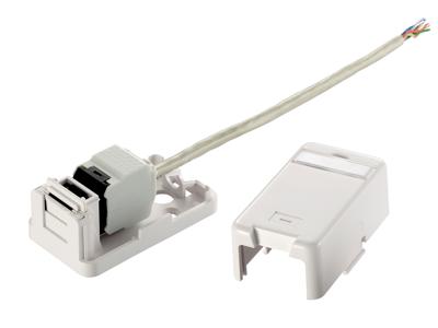 Equip 12512107201 contactdoos RJ-45 Wit