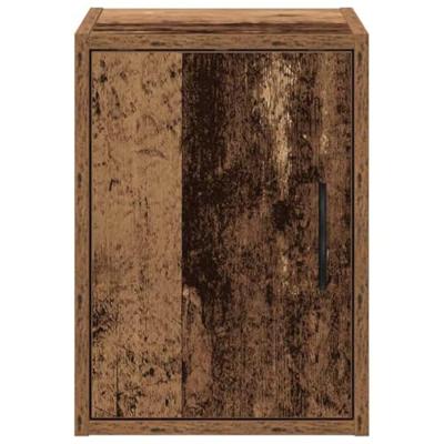 Garage wandkast bewerkt hout oud hout