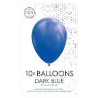 Globos Ballonnen donkerblauw 30cm, 10st. - thumbnail