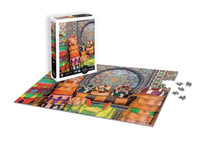 Puzzel - SENTOSPHERE - Calypto - 500 XL-stukjes - Medina van Fez - Maros - Zijdezachte afwerking - Geschikt voor kinderen vanaf 8 jaar Puzzel - SENTOSPHERE - Calypto - 500 XL-stukjes - Medina van Fez - Maros - Zijdezachte afwerking - Geschikt voor kinderen vanaf 8 jaar