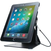CTA Digital: Desktop Anti-diefstal iPad Stand voor iPad Air iPad Pro 9 7 iPad Gen 6 (2018) iPad Gen 5 (2017) iPad (Gen 2-4) compatibel met hoofdtelefoonaansluiting creditcardlezers & meer, zwart - thumbnail