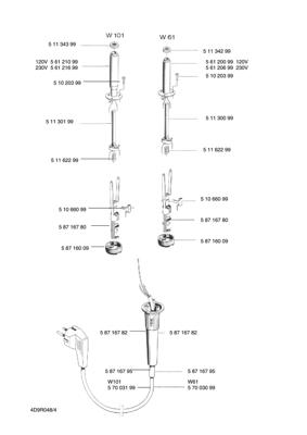 Weller W 101 DE W 101 Soldeerbout 100 W Stekker Met Aardcontact, Duitsland Weller W 101 DE W 101 Soldeerbout 100 W Stekker Met Aardcontact, Duitsland