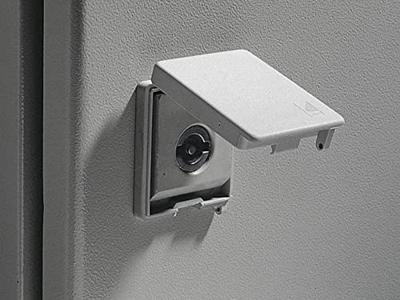 Rittal SZ 2476.100 2476100 Afdekking voor sleutelkast Afsluitbaar Polyamide Grijs 2 stuk(s)