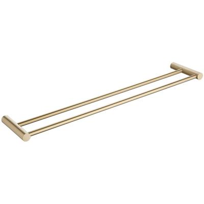 Wiesbaden Ida Dubbel Handdoekrek 60cm Geborsteld Messing