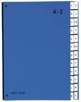 PAGNA Lessenaarordner 24249-02 PAGNA DIN A4 A-Z Karton/Papier laminiert Hardkarton Blauw DIN A4 Aantal vakken: 24 A-Z - thumbnail