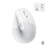 Logitech Lift for Mac Wit Ergonomische Draadloze Muis - thumbnail