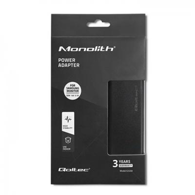 Qoltec 52400 netvoeding & inverter Binnen 30 W Zwart - thumbnail